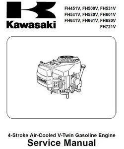 23 25 HP FH641V FH661V FH680V FH721V Kawasaki Engine Motor Service Manual