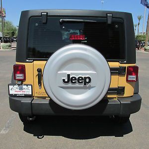 2007 2014 Jeep Wrangler Molded "Jeep" Logo Spare Tire Cover Mopar