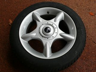 Mini Cooper Wheels and Tires Like New with Box Set of 4 Local Pick Up Only