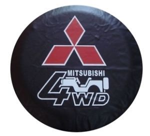 32" Mitsubishi Montero Spare Tire Cover Leather Fit Pajero Shogou Tyre Wheel