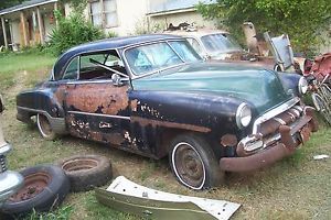 1952 Chevy 2 Dr HTP Rat Rod Hot Rod Barn Find