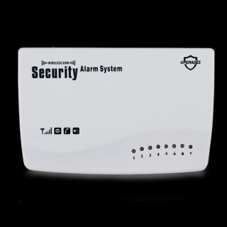 Wireless GSM SMS Home Intruder Alarm System 4REMOTE Control 5GAP Sensor 4PIR