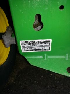 John Deere Lawn Tractor STX38