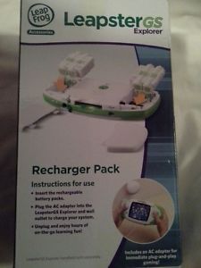 New LeapFrog Leapster GS Explorer Recharger Pack Battery Charger Adapter