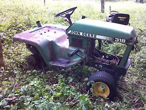 John Deere 318 Garden Tractor for Parts