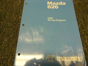 2000 Mazda 626 Electrical Wiring Diagram Service Repair Shop Manual Factory