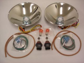 Ford Halogen Headlight Conversion Kit w Turn Signal