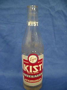 Kist Beverages Soda Pop Bottle Parsons Coca Cola Bottling Co Kansas