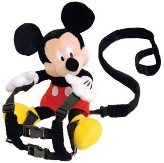 Mickey Minnie Mouse Piglet Disney Child Safety Harness Walking Reins Backpack