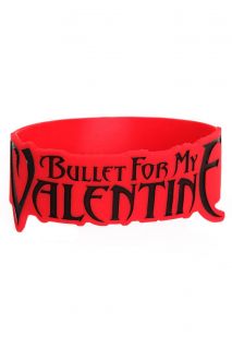 Bullet For My Valentine Die Cut Rubber Bracelet