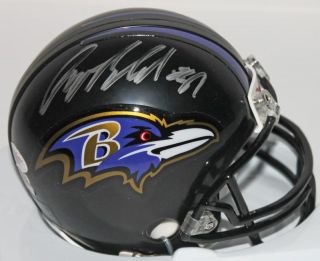 Ravens Anquan Boldin Authentic Signed Mini Helmet Autographed JSA