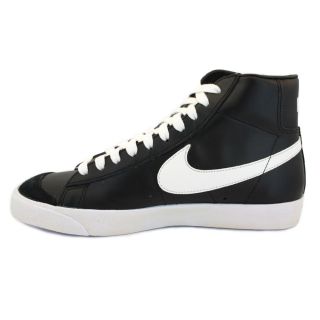 Nike Blazer Mid '77 Premium Vintage 537327 080 Mens Laced Trainers Black White