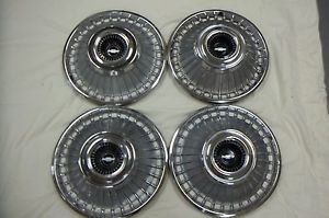 1963 1964 Chevrolet Impala Hubcaps Wheel Covers 14" Very Nice Condition 3265