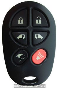 Used Toyota Sienna Van 6 Button Remote Key Keyless Entry Fob Dual Power Doors