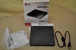 LG GP60 Ultra Slim Portable DVD Writer in Original Box
