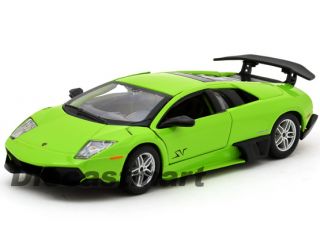 Bburago 1 24 Lamborghini Murcielago LP 670 4 SV New Diecast Model Car Lime Green