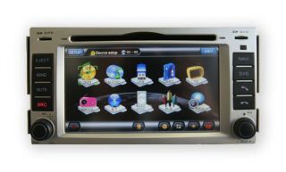 2007 2011 Hyundai Santa FE GPS Navigation Stereo Radio w Bluetooth DVD USB Aux