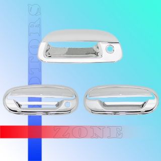 97 03 Ford F150 Chrome Door Handle Covers Trim Tailgate