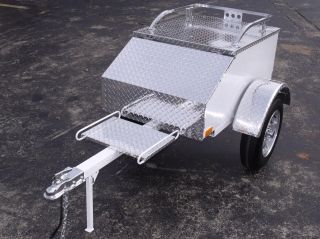 Escape Motorcycle Trailer Touring Cargo Pull Behind Harley Goldwing Spyder Etc