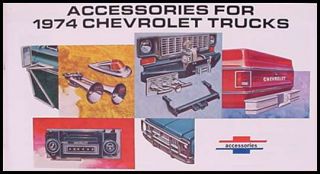 1974 Chevrolet Truck Accessories Accessory Brochure