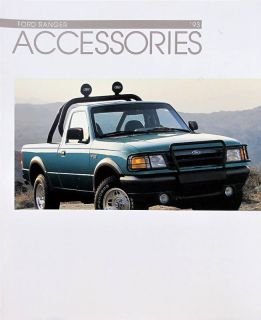 1993 Ford Ranger Pickup Truck Accessories Brochure