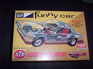 MPC 1 25 Scale Cougar Country Funny Car Model Car Parts Lot Oldie