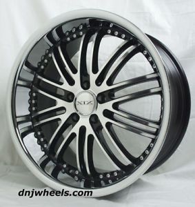 20 XIX x23 Chevrolet Corvette C4 C5 Staggered Machine Black Wheels Toyo Tires