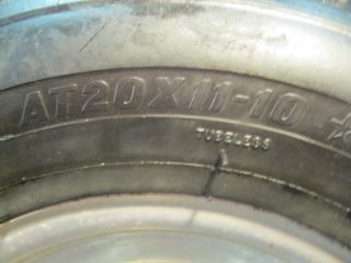 Used 2002 Yamaha Blaster Rear Set Pair ITP Holeshot 20x11 10 Douglas Wheels Tire
