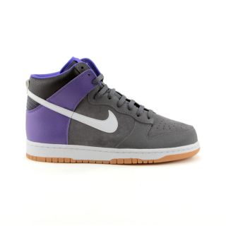 Mens Nike Dunk Hi 6.0 Athletic Shoe, Gray White Purple
