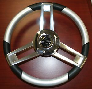 Magellano Boat Steering Wheel Silver Marine Use Only