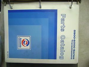 Allison 5900 6000 Series Powershift Transmissions Parts Manual Book Catalog