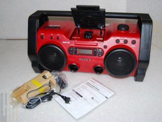 Sony Heavy Duty Boombox ZSH10CP Radio CD  Player Boombox 800086912