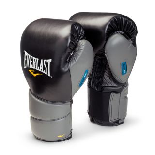Everlast PROTEX2 Gel Training MMA Boxing Gloves Protex 2 Black Gray