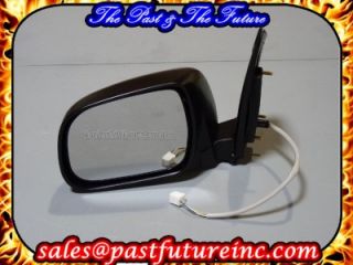 Toyota Sienna Outer Door Mirror w O Heater Power Black Left GB Mr TYS1037A3L1