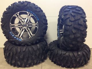 ITP SS212 14" Wheels Machined 26" Bighorn Tires Yamaha Grizzly Rhino