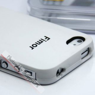 White iPhone 4S 4G Front Back Hard Case Skin Cover Screen Protector GSM CDMA