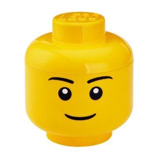 Lego Large Storage Head Large Boy Male Tidy STORING Container Bin New