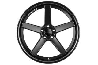 19" Scion FRS Stance SC5 SC 5IVE Black Concave Staggered Wheels Rims