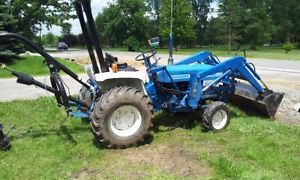 Ford 1310 4x4 Tractor w Loader 3 Cyl Diesel Engine Finish Mower in Michigan
