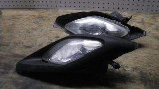 Yamaha Raptor 660 YFM 660R Headlights Left Right Head Light Lens Bucket 01 05