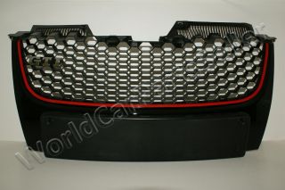 VW Golf MK5 GTI 2003 2008 Front Badgeless Grille Hood Grill 2004 2005 2006 2007