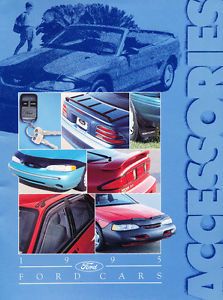 1995 Ford Dealer Accessories Brochure Catalog Mustang Probe Thunderbird