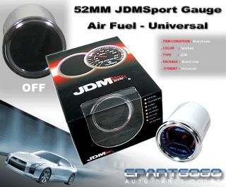 2" 52mm JDM Air Fuel Ratio Gauge Smoke Tint Nissan G35 350Z 240sx