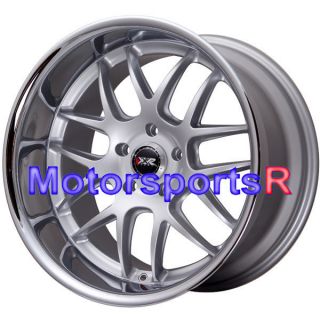 XXR 526 18 Silver Staggered Rims Wheels Deep Dish Lip 5x114 3 03 08 Nissan 350Z