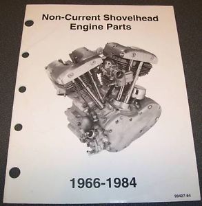 Original Harley 66 84 Non Current Shovelhead Engine Parts Catalog 790