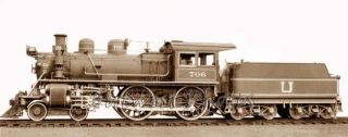 Photo of RxR Railroad Engine Locomotive Train 706 U Line