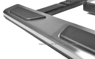 Audi Q7 07 14 Stainless Steel Running Board Side Steps Nerf Bars Gunmetal Black