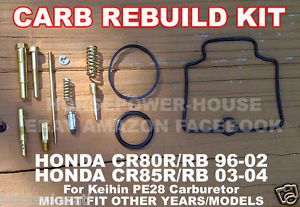 Carburetor Carb Rebuild Kit Main Jet Gasket O Ring Needle Spring Keihin PE28