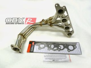 OBX Exhaust Header 99 00 01 02 03 04 Ford Focus 2 0L Ztec Stainless Steel