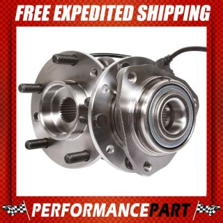 2 New GMB Front Left and Right Wheel Hub Bearing Assembly Pair w ABS 730 0001